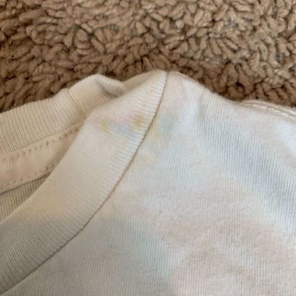 Cabela’s White Cropped Short Sleeve GM Medium Tee T Shirt Eagle Flag - Picture 5 of 7